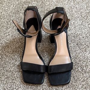 ANTONIO MELANI Black Heeled Sandals